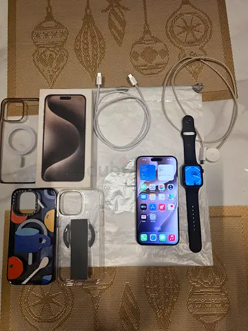Iphone 15 Pro Max 256gb and Series 4 Watch