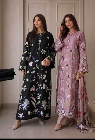 Kaftan Style Suit - Gajji Rayon - AED 145