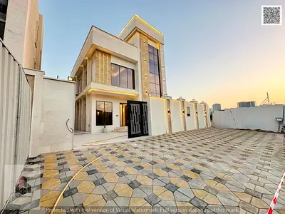Villa for sale, ready for immediate occupancy; features three floors plus a roof, very spacious interior layout, and hotel-standard finishes.