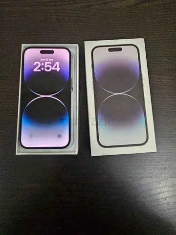 Iphone 14 pro with box European model 128Gb waterpack 90 battery health all working face iD truetone