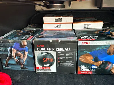 Double grab medical balls