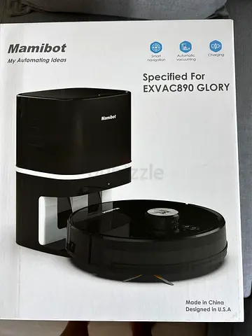 Mamibot EXVAC890 Glory Robot Vacuum with Auto-Empty Dock - rarely used, in Box