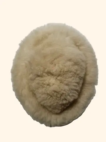 Vintage Swedish Fur Hat | Luxury Winter Fashion | Ivory Cream