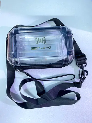 ENKI transparent crossbody shoulder bag