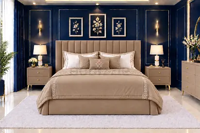 Brand new King size bed upholstered bed with headboard and storage bed good design king bed