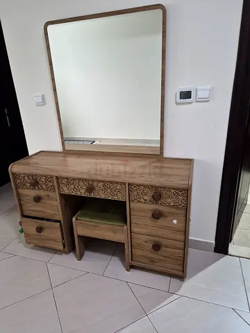 Dresser with stool