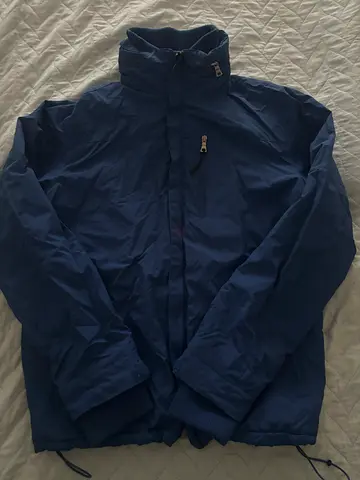 Navy Blue Men's Lightweight Winter Jacket - very Good Condition, brand M&S. Used occasionally.