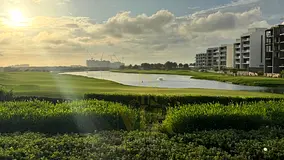 Al Zorah – Ajman ~ Distinctive view of the golf course | Corner unit | 3 master bedrooms | Swimmin