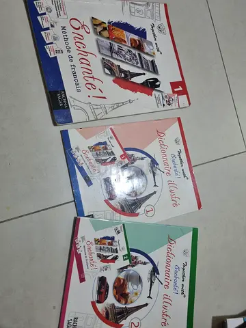 3 X GRADE 1 CBSE FRENCH TEXTBOOKS