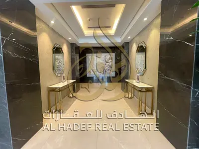Free parking , gym , swimming pool , kids’ area – Hotel-style tower with ultra deluxe finishes – Balcony with an open view – Built-in wardrobes .