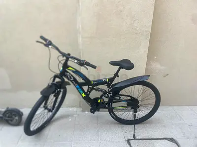 New black mountain bike