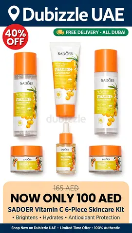 40% OFF - SADOER Vitamin C 6 in 1 Kit - 100 AED - FREE Delivery Dubai