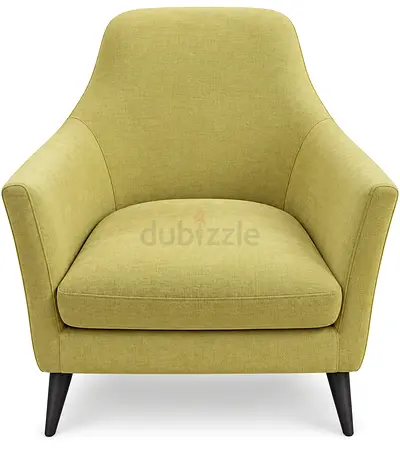 Light Green Upholstered Accent Armchair