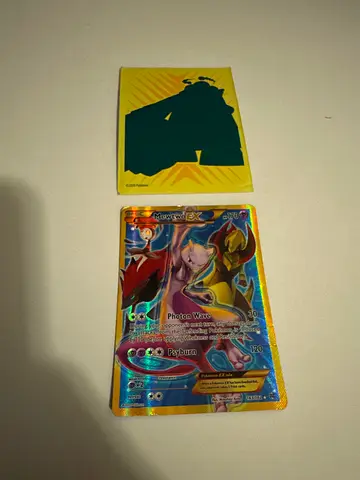 Pokémon Full Art Mewtwo EX Collectible Card (Holo)