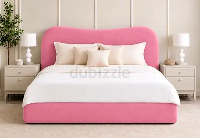 Brand New High Quality Cotton fabric king Bed Available
