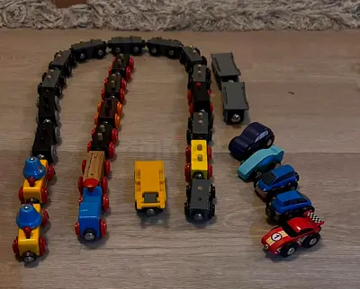 Massive genuine BRIO wooden railway collection