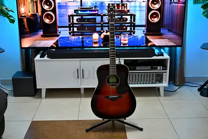 Yamaha FG830 Acoustic Guitar - Sunburst Finish, Good Condition
