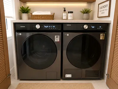 Samsung Bespoke 11.5kg Washer 9kg Dryer Sat Digital Invtar Latest Version 60cm