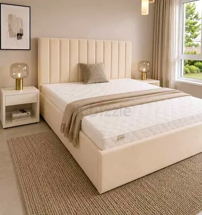 Brand New luxury King size bed frame with mattress available