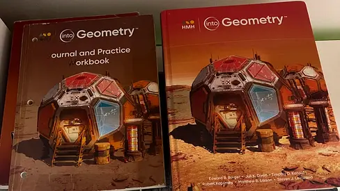 Geometry workbook and textbook HMH