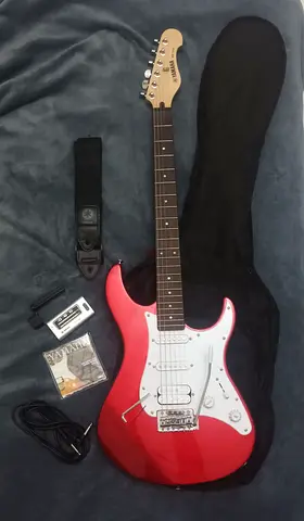 Yamaha Red Electric Guitar Starter Pack