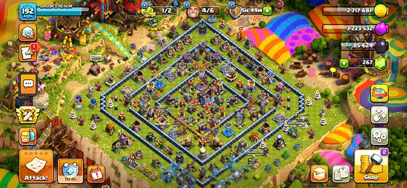 CLASH OF CLAN TOWN HALL 18 for sale