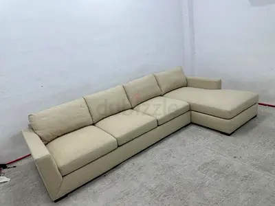 As perfect condition USA made lshape sofa