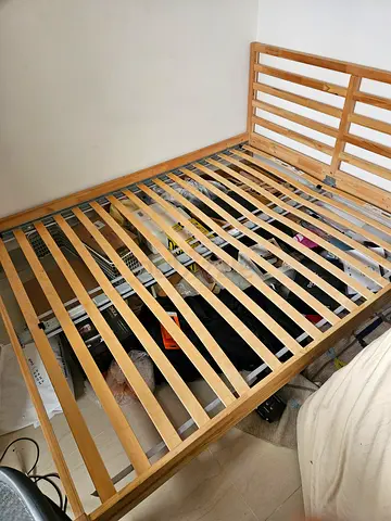 IKEA TARVA pine bed frame - double (168x209 cm), solid wood