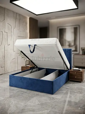 Queen Size Hydraulic Storage Bed Frame Available Size 150*190Cm
