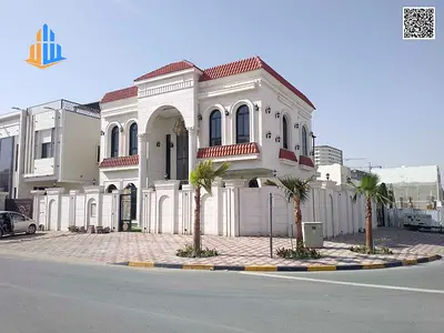 فيلا راقية في الحليو 2، عجمان – تصميم كلاسيكي فاخر، 5 غرف نوم ماستر وتشطيبات سوبر ديلوكس