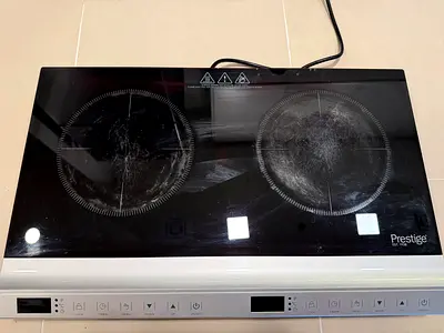 Prestige Double Electric Induction Hob - Used, Working