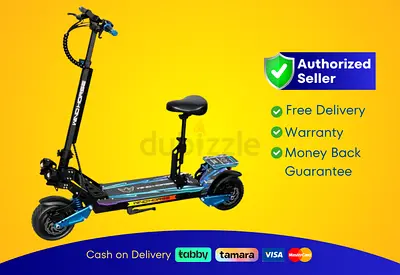 Wind Horse Electric Scooter with Seat, H8 | New | Warranty | FREE Delivery