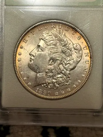 1890 Morgan Silver Dollar - Certified Collector Coin