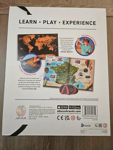 Virtual Reality World Map Educational (Like New)