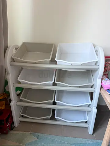 8-bin Plastic Storage Organizer