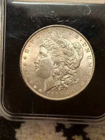 Morgan Silver Dollar 1886- Vintage Collectible Coin (Encapsulated)