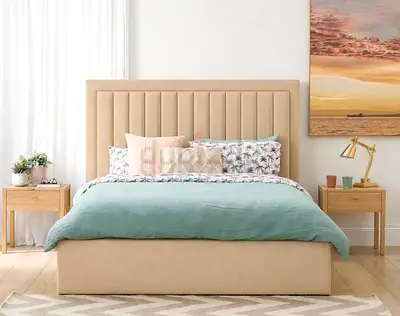 Brand New High Quality Cotton fabric Queen Bed Available