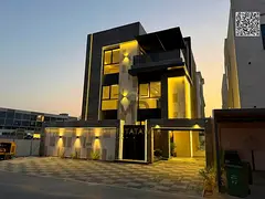 Own the villa of your dreams in the heart of Ajman, close to amenities; includes air conditioning, e