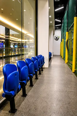 Indoor football ground shop