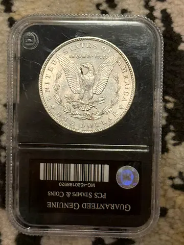 Authentic Morgan Silver Dollar in Protective Case 1889 date