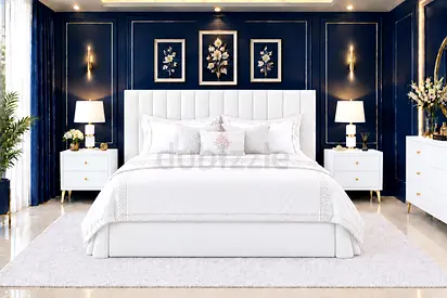 Brand new White upholstered king bed with storage bed modern design king size bed