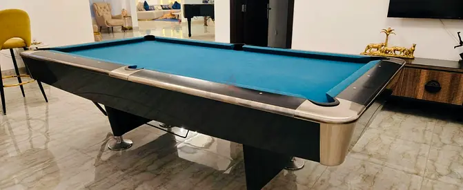 Used 8ft Pool Table - Good Condition, Blue Felt