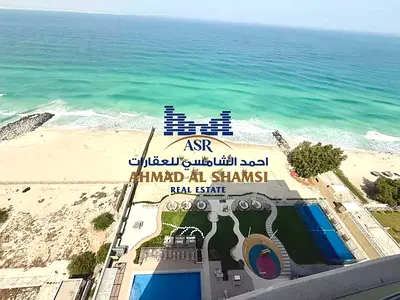 Fully Renovated 3BR + Maids Room || Direct Beach View || Chiller Free || Private Beach Access || Al