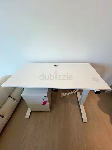 High Quality Sit-stand Desk with Filing Cabinet from Workspace