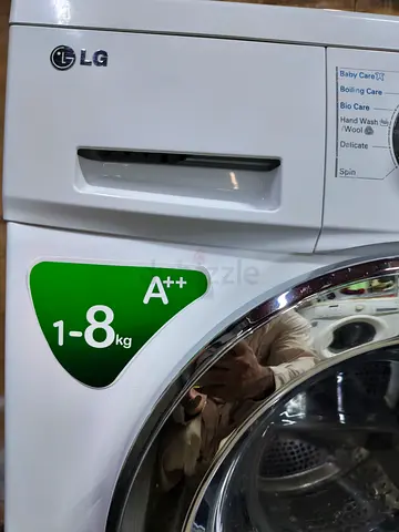 LG Front Load Washing Machine 8kg, A++ Energy
