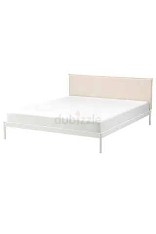 IKEA Queen bed and mattress | سرير مع فرشة