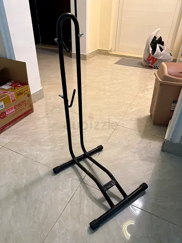 Black Metal Bicycle Floor Stand