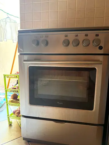 Stainless steel built-in electric oven - used