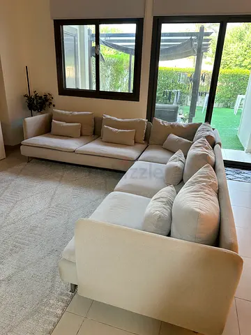 IKEA Soderhamn Light beige L-shaped sectional sofa in good condition.