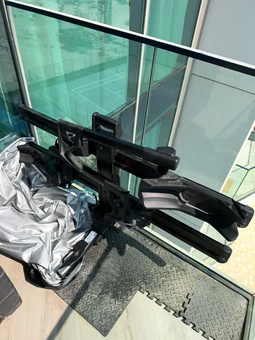 Thule Verse 2-bike platform hitch rack, with Thule number plate holder included